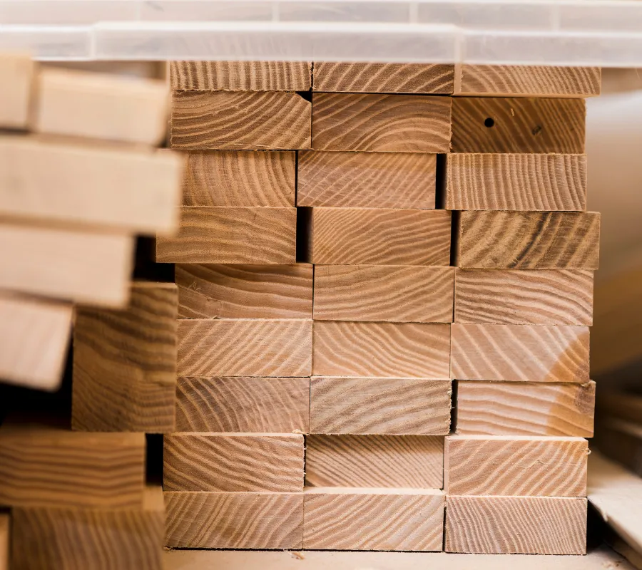 Premium quality construction lumber materials used for residential and commercial structural framing projects by Framing Pro Dallas serving Dallas, Texas and surrounding areas