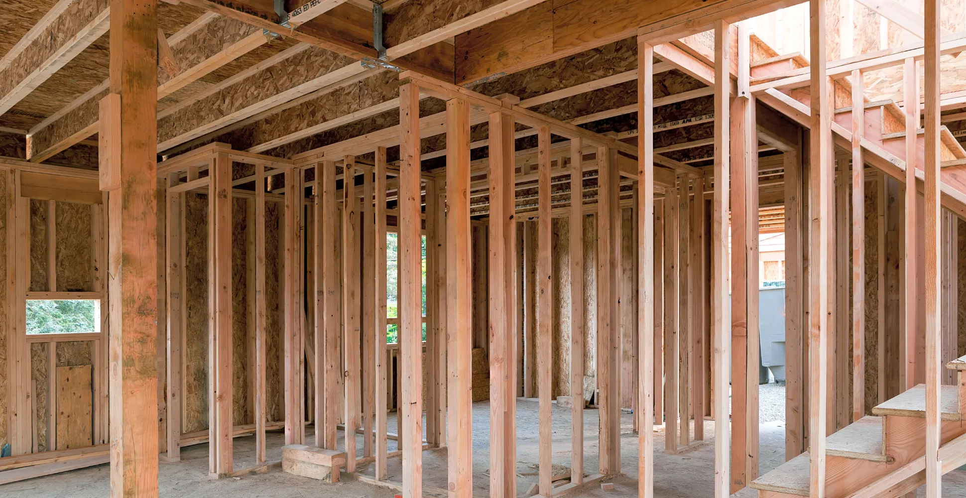 Structural framing contractor installing load-bearing walls and reinforced framing systems in Dallas Texas